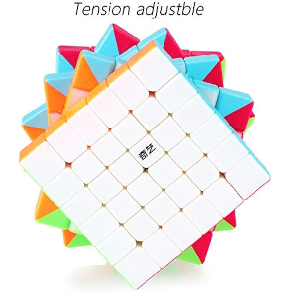 6x6 6x6x6 Cube,Speed Magic Cube 6x6,Easy Turning 3D Puzzle Cube Games Toy Gift for Kids Adults(Stickerless)