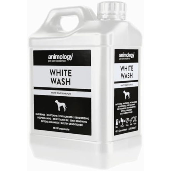 Animology White Wash White Dog Shampoo 2.5 Litre