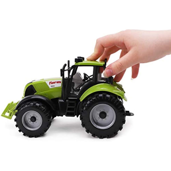 Toyland Farm Tractor Friction with Opening Hood - Available in Pink, Red and Green
