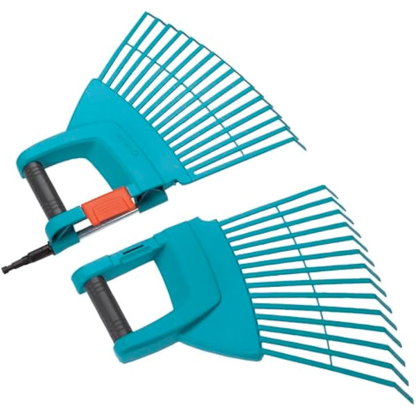 GARDENA Combisystem plastic Sweep XXL vario: The extra wide garden rake for raking leaves and garden waste, working width 77 cm, suitable for all cs-stems (3107-20)