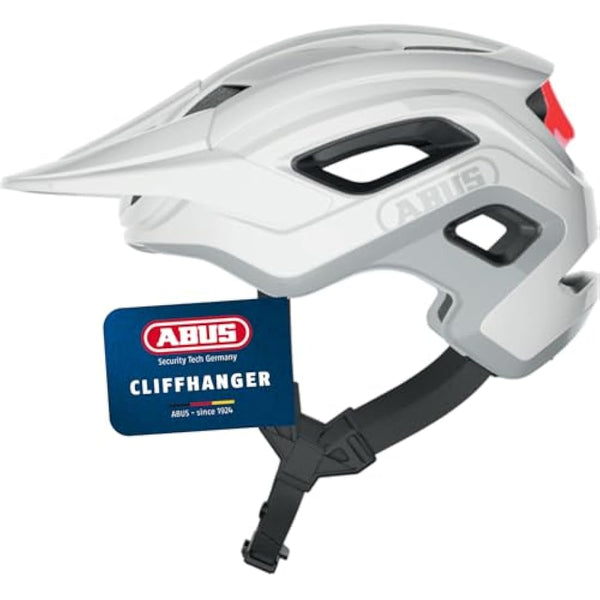 ABUS CliffHanger MTB helmet - bike helmet for demanding trails - with large ventilation openings & TriVider strap system - for men and women