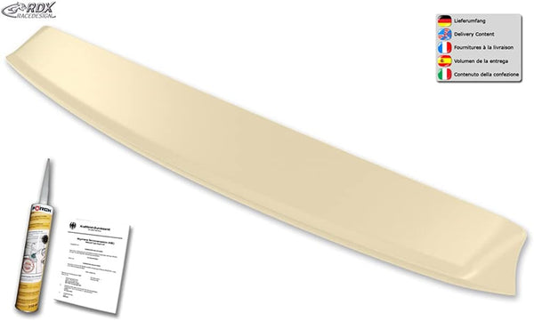 RDX Racedesign Roof spoiler compatible with Ford Tourneo Custom & Transit Custom 2012-2018 & FL 2018- (with hatch) (PUR-IHS)