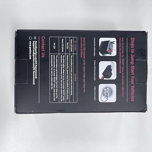 GOOLOO 1500A Jump Starter Power Pack, Car Battery Booster Jump Starter for 12V Vehicle(Up to 6.0L Gas,4.0L Diesel), Jump Pack and Jump Starters, With Smart Jumper and LED Torch