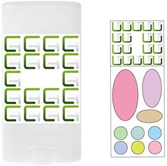 Deodorant Containers 10-Pack - White - 0.5 Oz (15 ml) - 60 Writable Stickers - Twist Mechanism - Refillable Cosmetic Containers for DIY Homemade Deodorant, Lip Balm, Soap, Lotion Sticks etc.