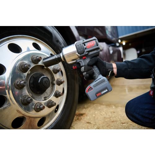 Ingersoll-Rand W7172-K22B-EU Impact Wrench, 3/4 Inch 20V Cordless Impact Wrench, 2X BL2022 Li-Ion Batteries 5.0 Ah + Charger Kit (UK Plug) in Case