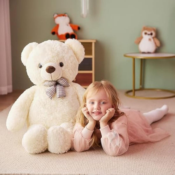IKASA Giant Teddy Bear Soft Toys Stuffed Animals (78cm, white)