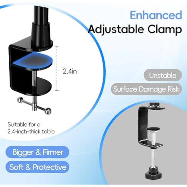 EMART Adjustable Over The Table Rod Stand, 50-94" Length, Balloon Flower Arch Frame for Birthday, Wedding, Party, Christmas,Anniversary Decorating