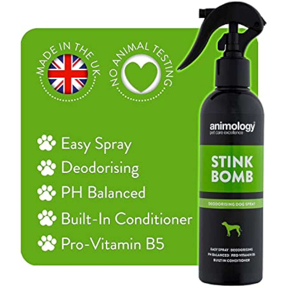 Animology Stink Bomb Deodorising Dog Spray 250ml