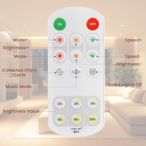 ACELUMO COB LED Strip 10m, Dotless LED Strip with Smart App Control and Remote, Timer, CRI 92+, 8mm Wide, Dimmable Warm White Strip Lights for Ambient Illumination in Home Decor, 2700K