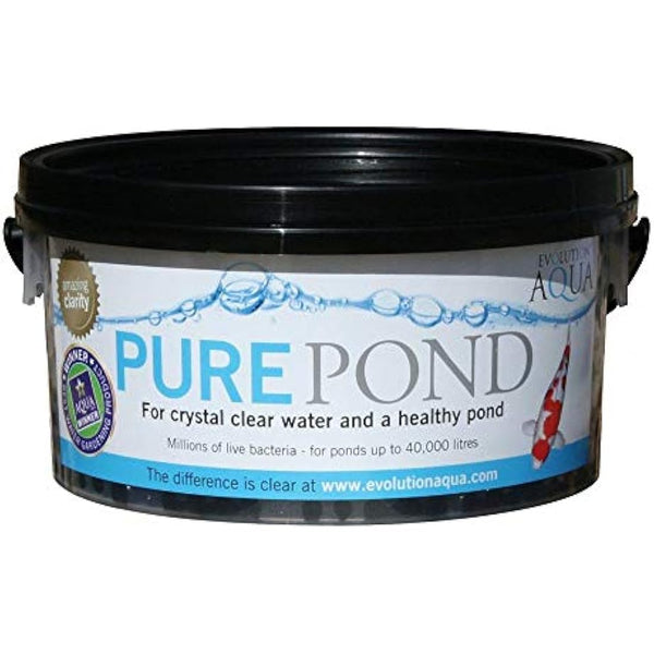 Evolution Aqua Pure Pond – Beneficial Bacteria for Ponds | Pond Bacteria Treatment & Healthy Water Maintenance for clear pond | Aids biological filtration and Fish Safe Pond Equaliser | 2000ml