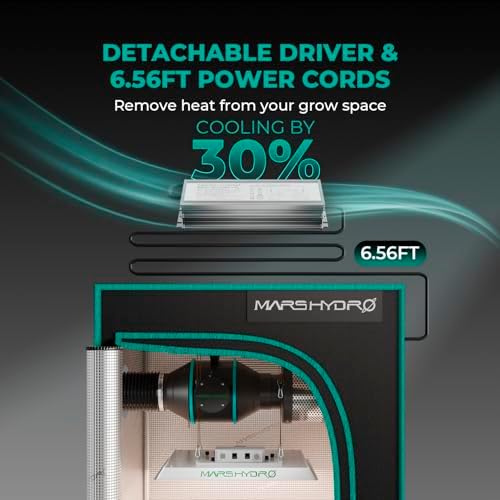 MARS HYDRO Newest TSW 2000 LED Grow Light Dimmable Grow Lights 685pcs LEDs Daisy Chain Full Spectrum Grow Lights for Indoor Plants Greenhouse Hydroponic Veg Flower Growing Lamp