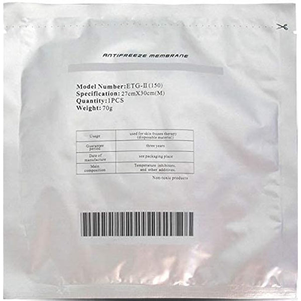 10 X Antifreeze Membranes Anti Freeze Pads for Cryolipolisis Device. NATUREGURU Medical Quality for Professionals & Private Individuals, Normalize CEE. (MEDIUM (27X30cm))