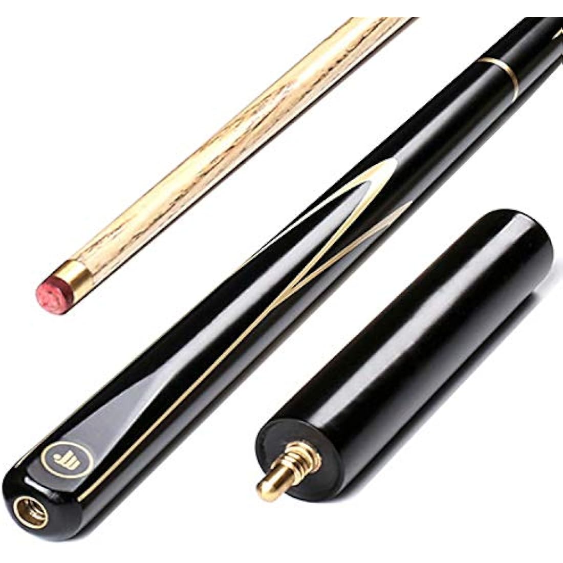 AONETIGER 3/4 Jointed Snooker Billiard Pool Cue Handmade Ash Shaft 3 Piece Tips 9.7mm with Extension Accessories Hard Case/Bag to Choose