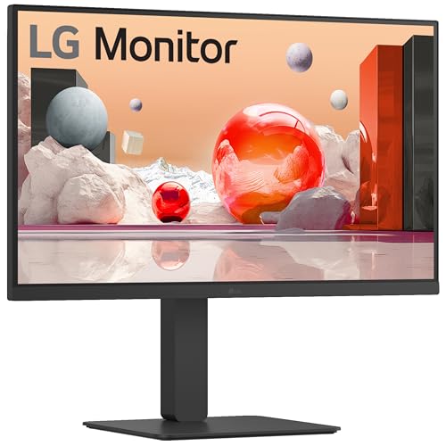 LG Electronics Monitor 27MR400-B, 27 Inch, Full HD 1080p, 100Hz, 5ms GtG, IPS Panel, AMD FreeSync, Smart Energy Saving, Anti-Glare, HDMI, Matte Black
