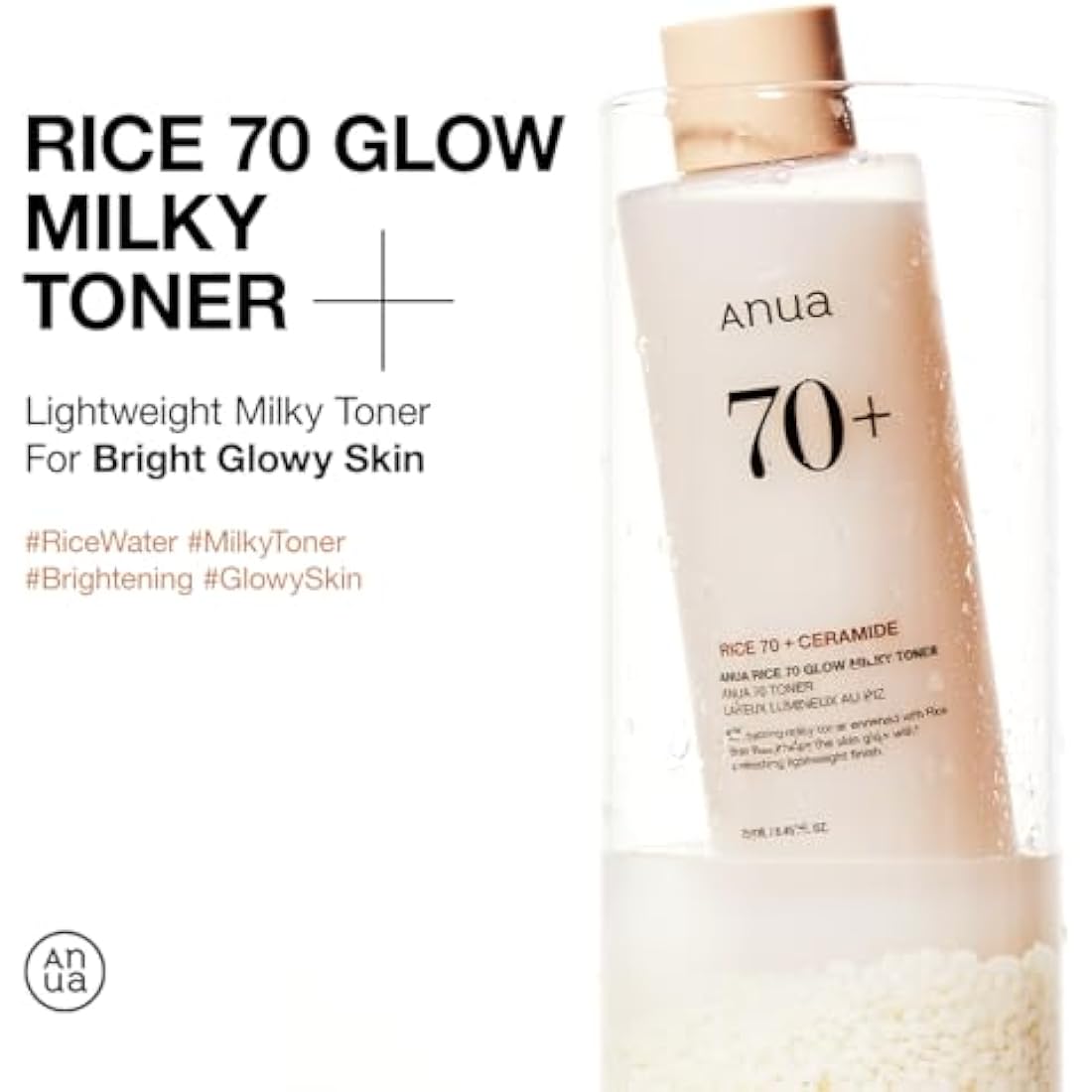 ANUA Rice 70 Glow Milky Toner (250 ml)