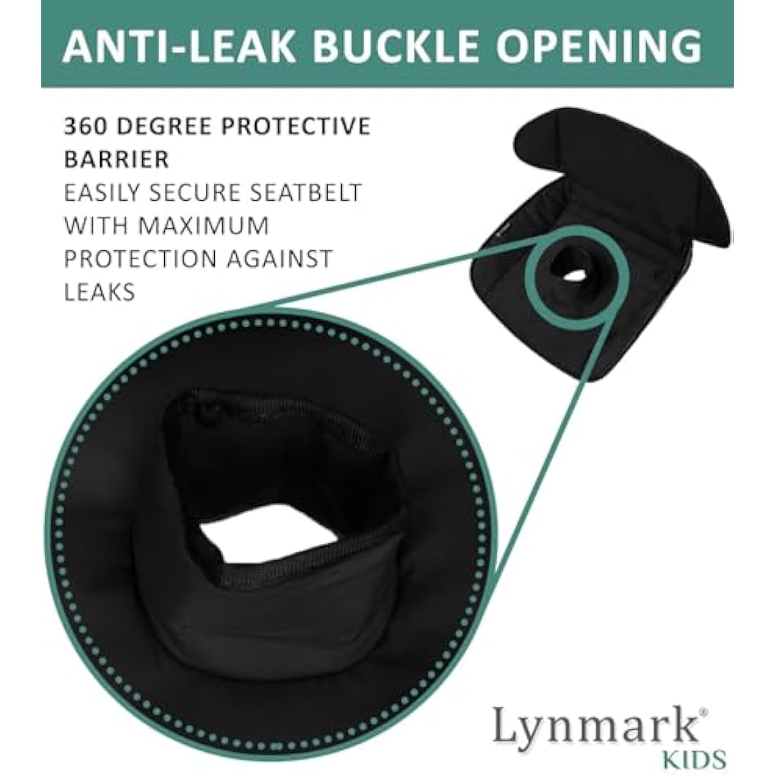 Potty Training Car Seat Protector Cover - Waterproof Soft Piddle Pads for Toddlers and Baby Carseat - Travel-Friendly Universal Machine Washable Liner Mat for Spills, Nappy Leaks, Accidents - Black