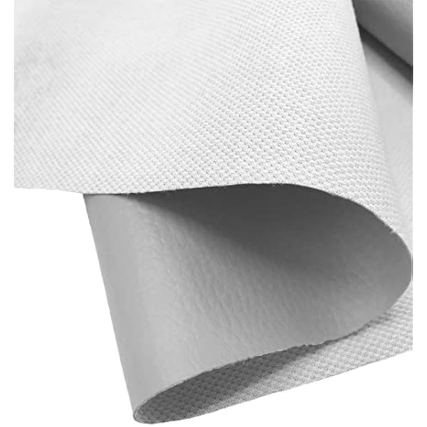 A-Express Grained Faux Leather Fabric Waterproof Heavy Duty Leatherette Vinyl Leathercloth Upholstery Textured Material - Light Slate 2 Metres 200cm x 140cm