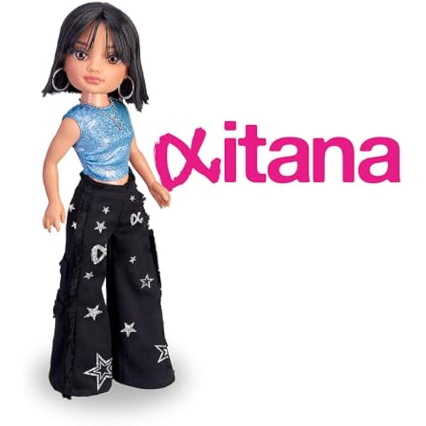 Famosa Nancy – Aitana, Doll Like The Singer, Short Brown Hair and Bangs, The Babies Alpha Era Set, with Authentic Accessories and Details, Children From 3 years, (NAC60000)