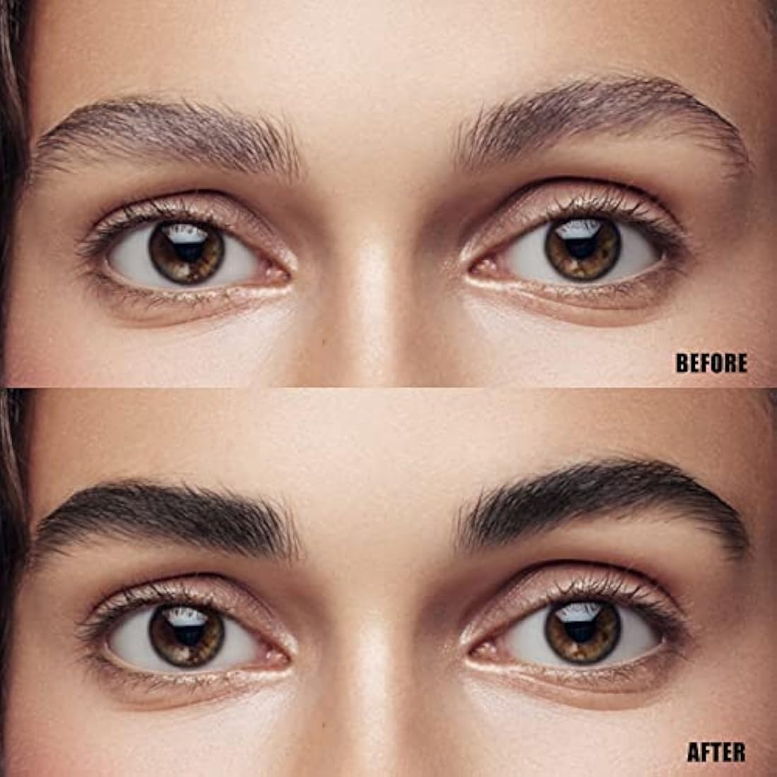 Eyebrow Pencil Natural Look, Black, Easy To Use, Long-Lasting, Waterproof, Precise Application, Vegan & Cruelty-Free 0.08g (105#Black)