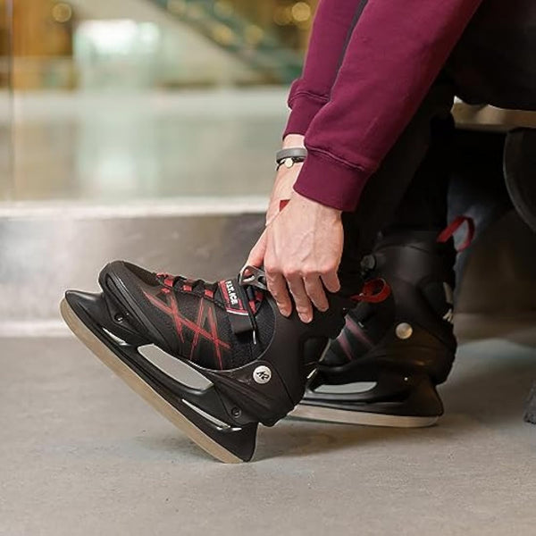 K2 F.I.T. ICE 25G0410 Men's Ice Skates Black/Red