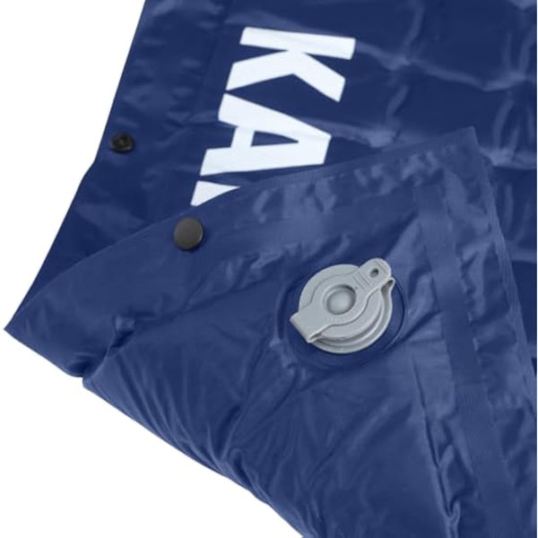 KAMUI Self-Inflating Sleeping Mat | 5cm Thick Pad | Connectable with Multiple Mattresses for Tent & Family Camping (Blue)