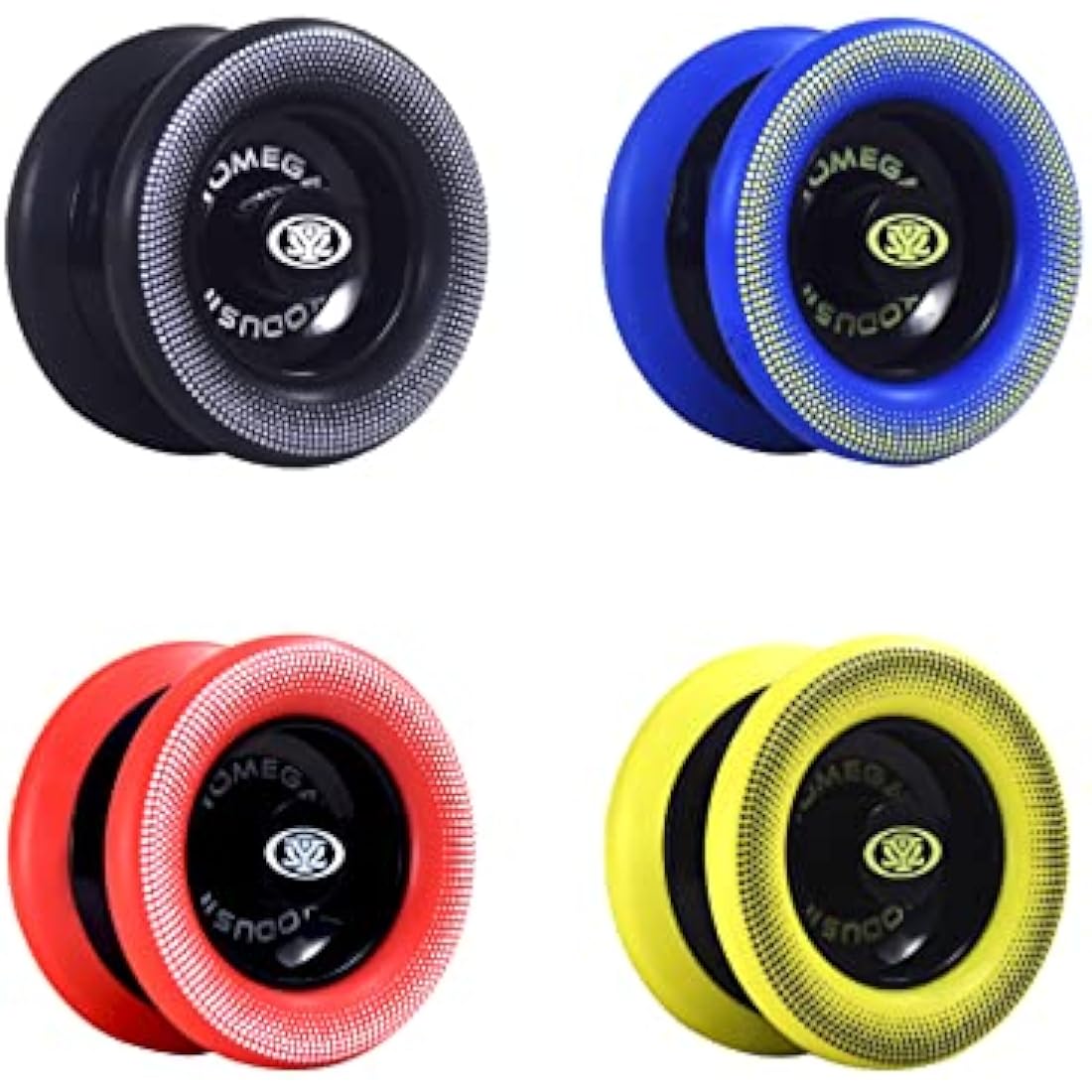 Yomega Xodus II YoYo– Includes Roller Bearing Technology, Rubber Rims and Wing Shape Design – Professional Responsive YoYos Intermediate Level Play (Black Red)