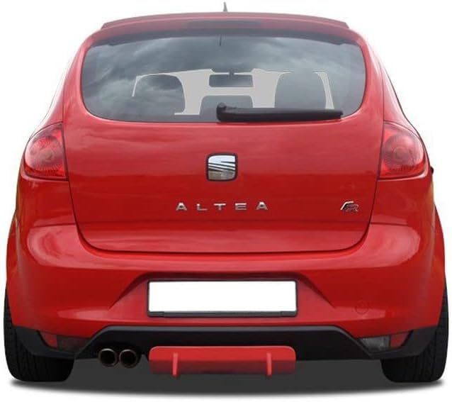 RDX Racedesign Rear bumper skirt 'Diffusor U-Diff' compatible with Seat Altea (5P) incl. FR & XL 2004- (PU)