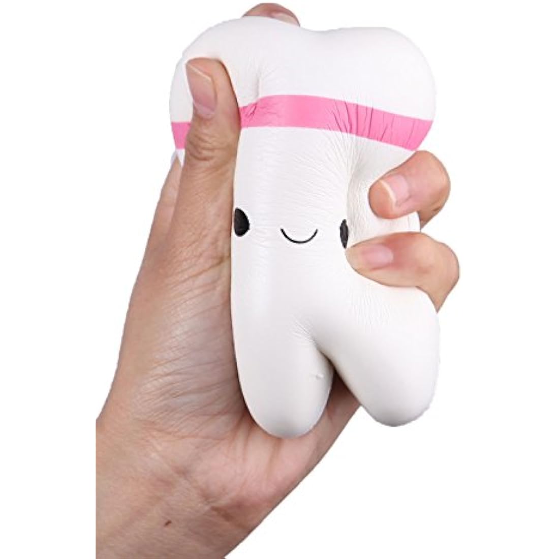 Anboor Squishies Teeth Mini Slow Rising Kawaii Scented Stress Toy 1Pcs Color Random