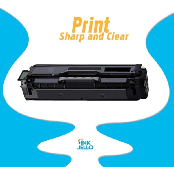 Inkjello Compatible Toner Cartridge Replacement for Samsung CLP-415N CLP-415NW CLX-4195FN CLX-4195FW Xpress SL-C1810W Xpress SL-C1860FW CLT-504S (K/C/M/Y, 4-Pack)