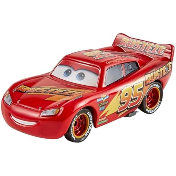 Mattel Disney and Pixar Cars Toys, Radiator Springs 3-Pack with Lightning McQueen, Mater and Sheriff Die-Cast Toy Cars, HBW14