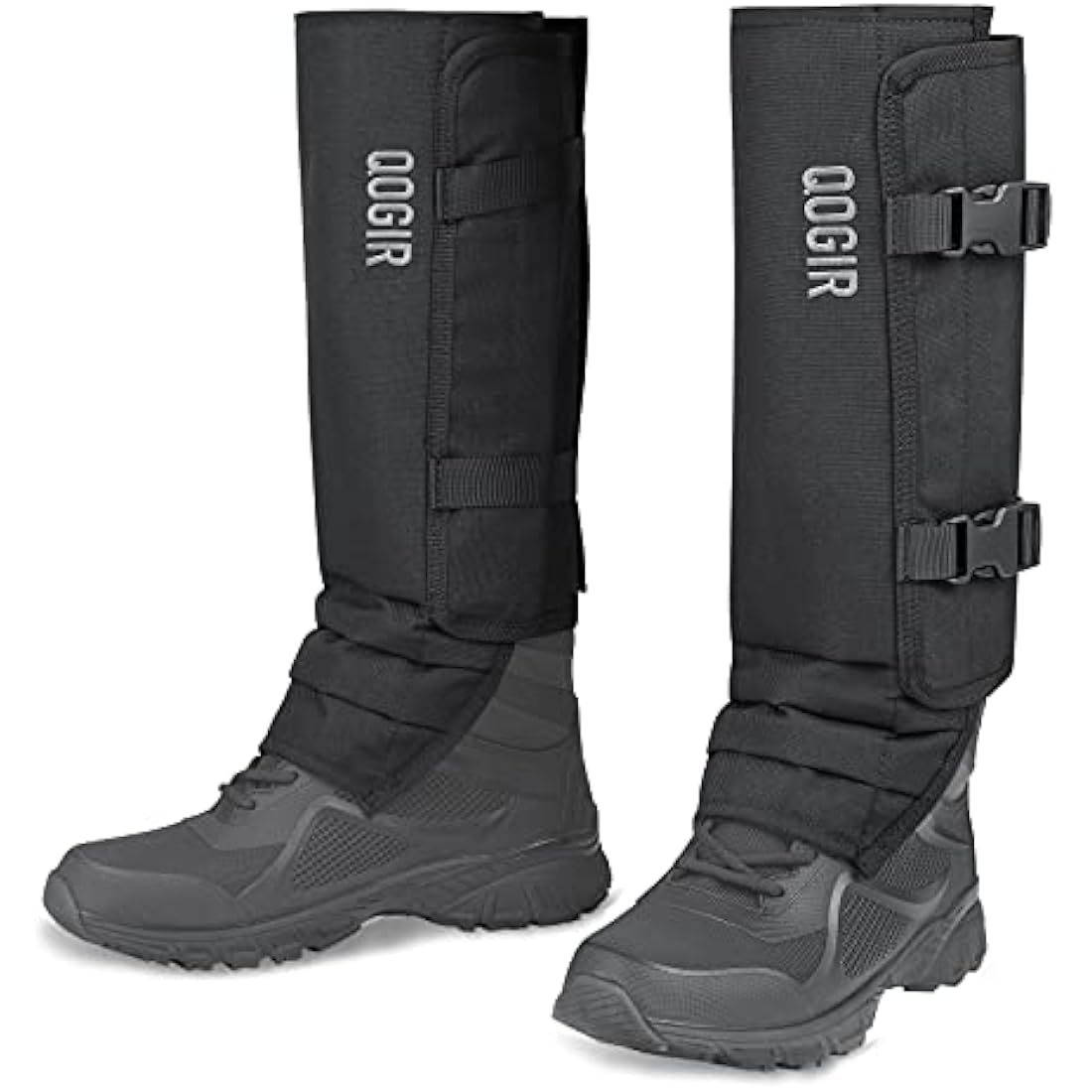 QOGIR Snake Gaiters for Hunting: Durable Snake Guards, Snake Gaiter Leggings for Men & Women, Snake Bite Protection for Lower Legs, Snake Proof Gaiters with Adjustable Size