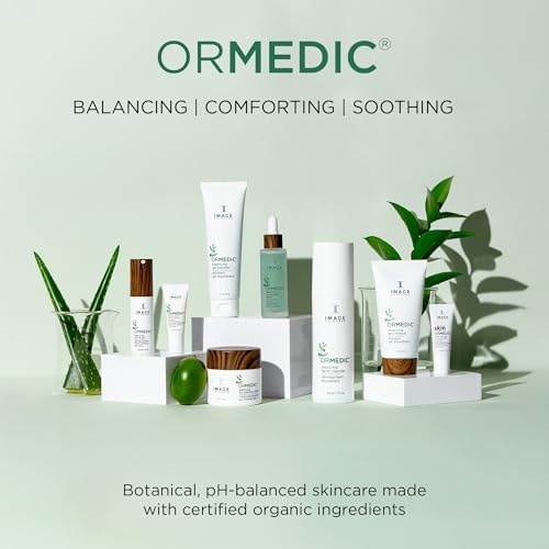 IMAGE Skincare, ORMEDIC Biopeptide Crème, Balancing Face Moisturizer with Shea Butter, Hyaluronic Acid and Organic Plant Oils, 2oz