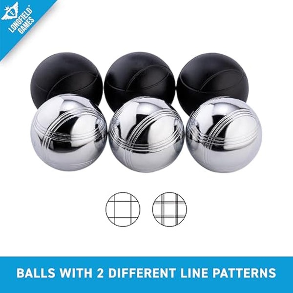 Engelhart Weiblespiele 010208 Set in Wooden Box, Pack of 6, Black/Silver