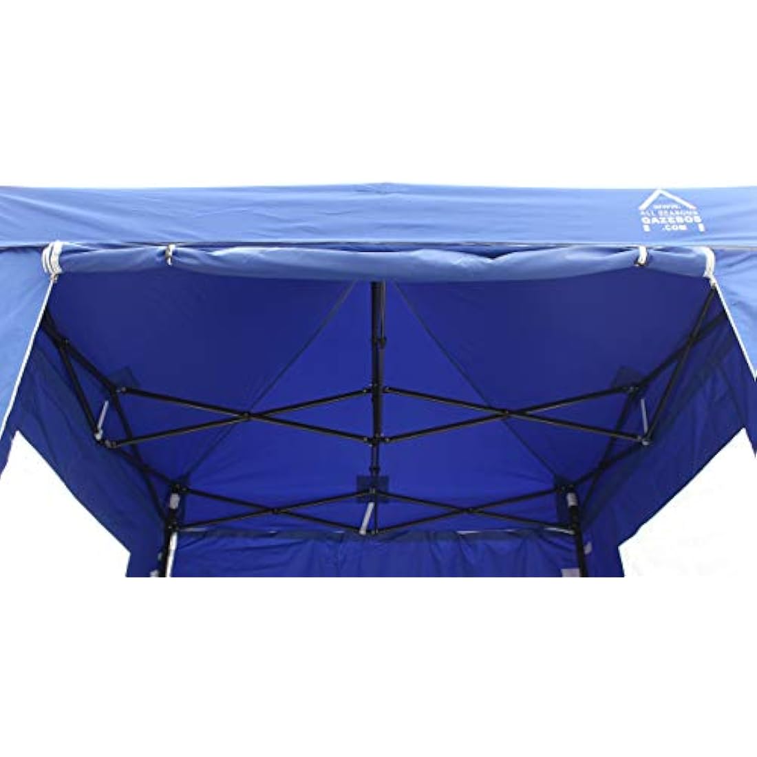 All Seasons Gazebos 2x2m Heavy Duty Fully Waterproof Pop up Gazebos and 4 Side Walls - Royal Blue