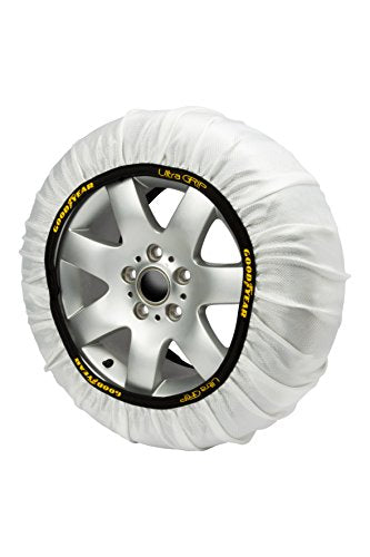 Goodyear Set of 2 x 9 mm Metallic Car Snow Chains Size 110 with Automatic Tensioner