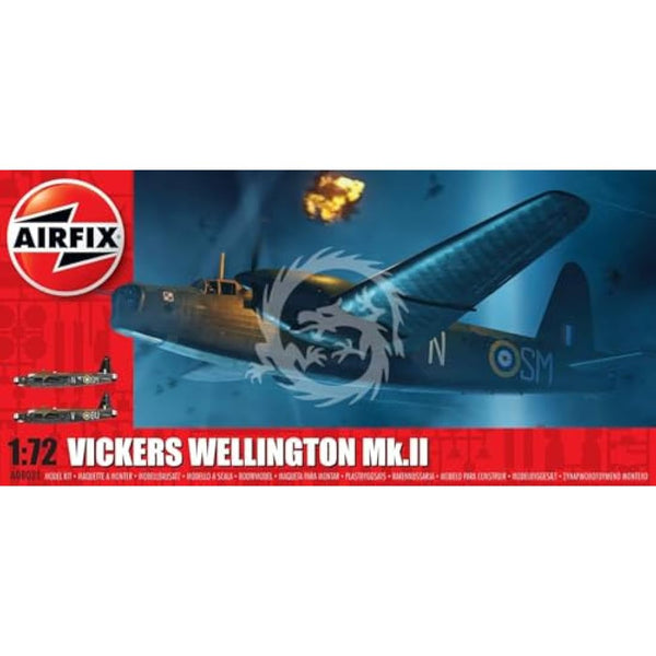 Airfix A08021 Vickers Wellington Mk.II Series 8 Aircraft 1:72 Scale Model Kit