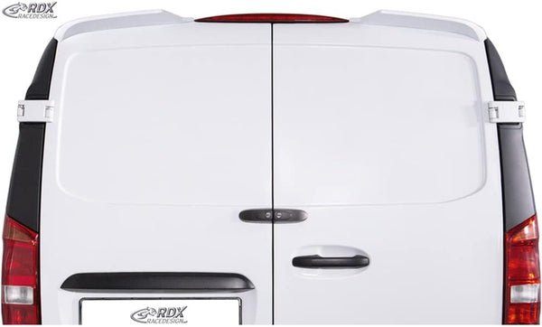 RDX Racedesign Roof spoiler compatible with Mercedes Vito W447 2014- (with 2 barn doors) (PUR-IHS)