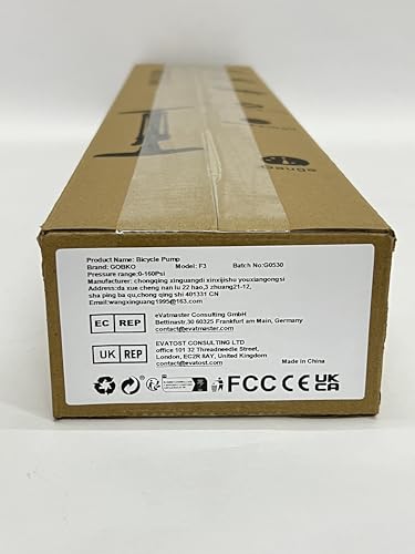 GOBKO Bike Pump Bicycle Floor Pump with Gauge, Bicycle Pumps with Presta and Schrader tire Pump multifunctional Air Pump for Road Bike MTB Sports Balls Pump High Pressure 160Psi &11Bar