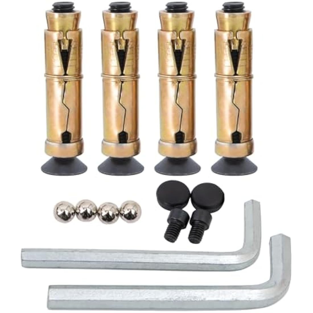 FD-MOTO Hardened Flip Up/Down Steel Ground Wall Chain Anchor Motorbike Lock (4 Bolts) Security Locking Point for motorcycle bike bicycle