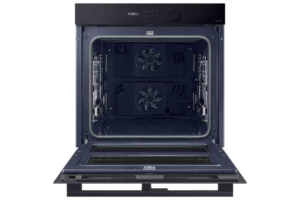 Samsung Series 4 Dual Cook Flex Smart Oven with Pyrolytic Cleaning, Colour: Stainless Steel, NV7B45305AS
