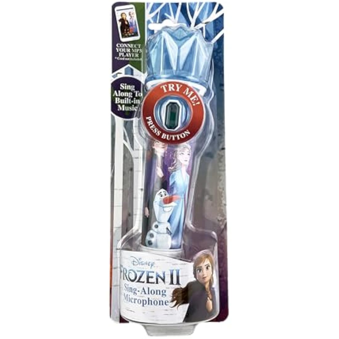 Frozen 2 Sing Along Microphone and MP3 Karaoke with Flashing Lights