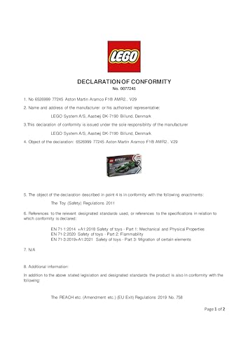 LEGO Speed Champions McLaren F1 Team MCL38 Race Car Toy with a Collectible Formula 1 Driver Minifigure - Model Kits for 10+ Year Old Boys & Girls or Adult Motorsport Fans 77251