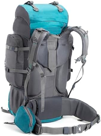 Tripole Walker 65 Litres Backpack | Internal Frame With Metal Rod | Rain Cover | Bottom Opening | Laptop Section, black, Backpack Backpacks