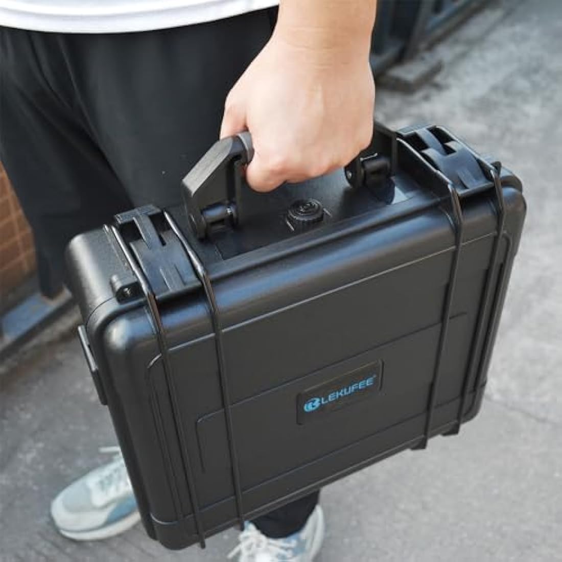 LEKUFEE Waterproof Hard Carrying Case for DJI Mini 4 Pro/3 Pro/3 Drone, DJI RC 2, RC N3/N2/N1 Remote Controller and Accessories (Case Only)