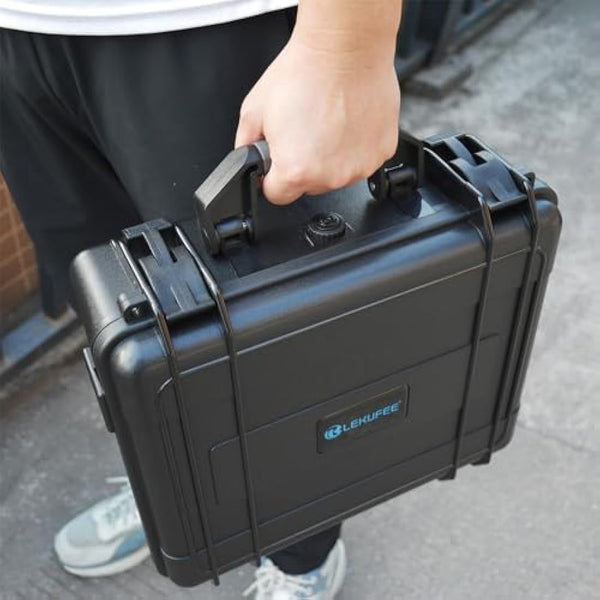 LEKUFEE Waterproof Hard Carrying Case for DJI Mini 4 Pro/3 Pro/3 Drone, DJI RC 2, RC N3/N2/N1 Remote Controller and Accessories (Case Only)