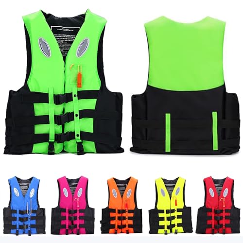 Swim Jacket - Paddle Board Life Jacket for Adult Adjustable Buoyancy Aids Swim Safety Snorkeling Vest for Kayaking Floatation Device Surfing Outdoor WaterSports(Blue,XL)