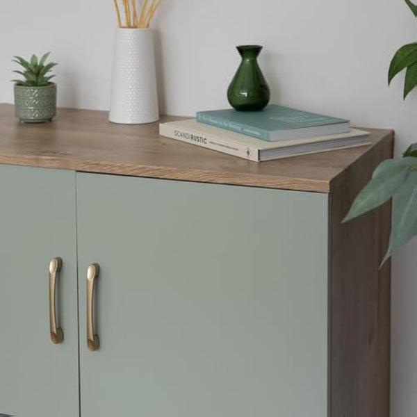 67.5cm x 2m (Pack of 5 + App Kit) d-c-fix MATT SAGE Green Sticky Back Plastic Vinyl wrap Film (346-8188)