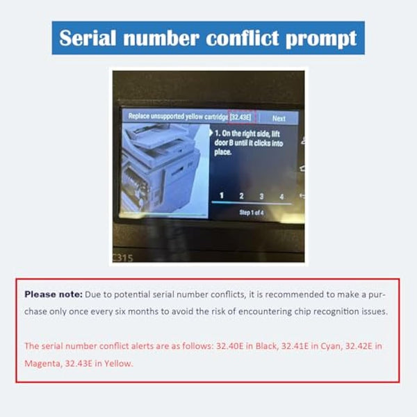 ASEKER C310 C315 Toner Cartridge Compatible for Xerox C310DNI C310DNIM C315DNI C315DNIM Laser Printer 006R04356 006R04357 006R04358 006R04359