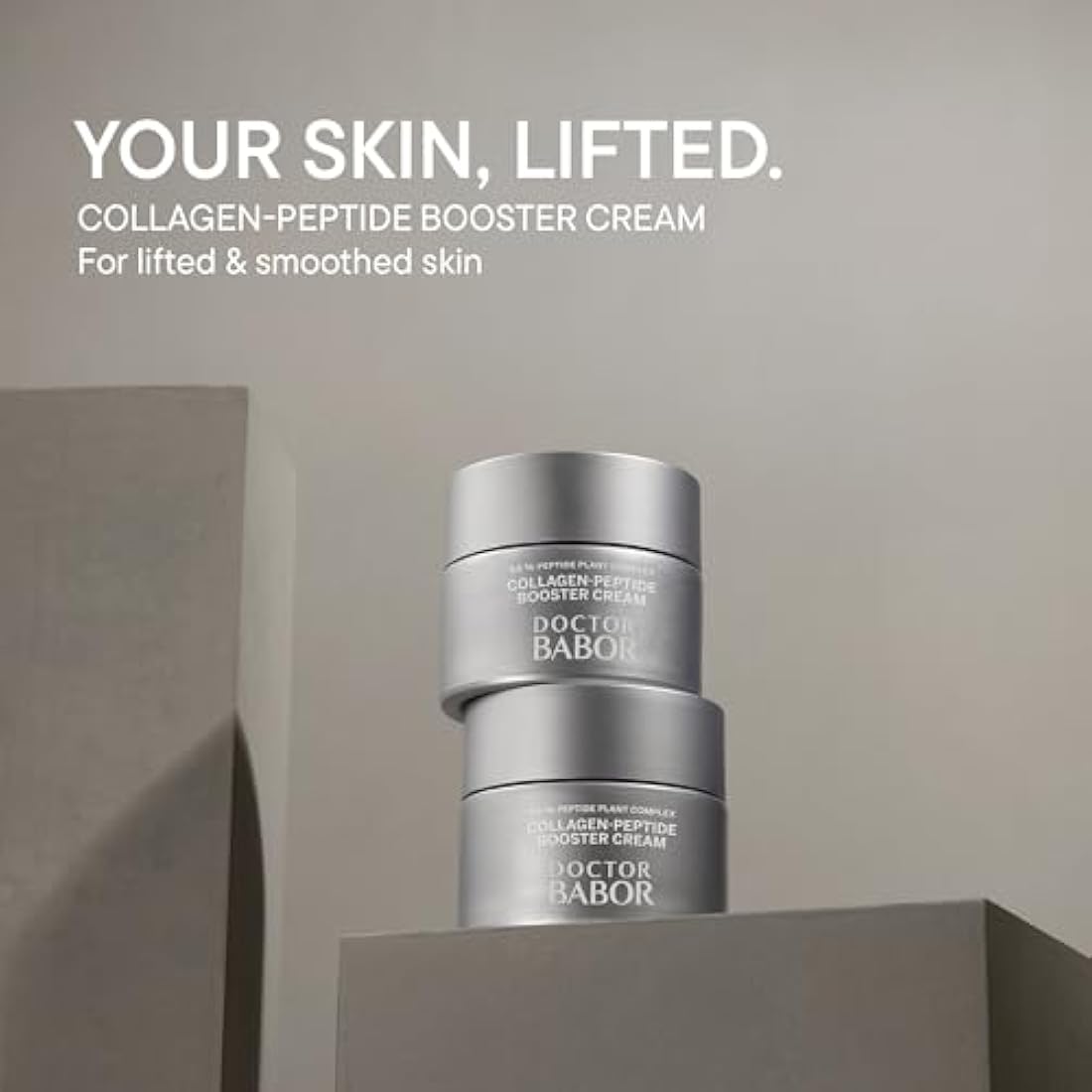 DOCTOR BABOR Collagen-Peptide Booster Cream | Moisturising face cream for intensive firming | Anti-wrinkle cream for visibly smooth skin | For face, neck & décolleté | vegan| 50ml