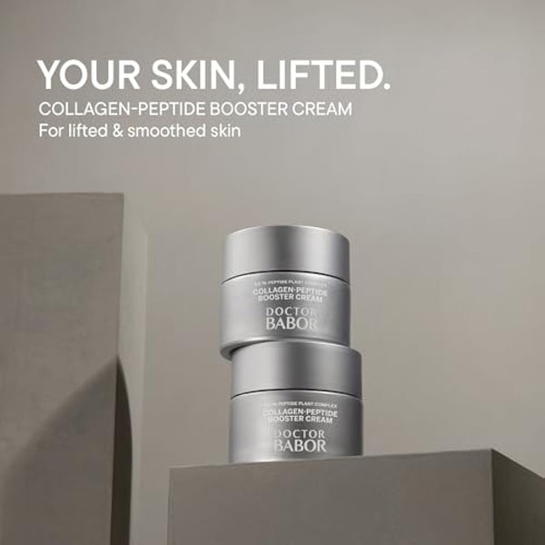 DOCTOR BABOR Collagen-Peptide Booster Cream | Moisturising face cream for intensive firming | Anti-wrinkle cream for visibly smooth skin | For face, neck & décolleté | vegan| 50ml